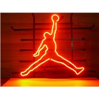 NEON SIGN For  MICHAEL JORDAN NIKE AIR BASKETBALL Signboard REAL GLASS BEER BAR PUB  display   outdoor Light Signs 17*14&amp;amp;quot;