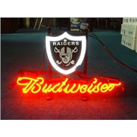 Custom Business NEON SIGN board For  OAKLAND RAIDERS FOOTBALL REAL GLASS Tube BEER BAR PUB Club Shop Light Signs 17*14&amp;amp;quot;