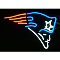 Business Custom NEON SIGN board For Football LED New England Patriots REAL GLASS Tube BEER BAR PUB Club Shop Light Signs 15*10&quot;