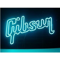 NEON SIGN For GIBSON GUITAR MUSIC  Signboard REAL GLASS BEER BAR PUB  display   Shop christmas Light Signs 17*14&amp;amp;quot;