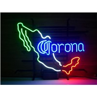 NEON SIGN NEW CORONA EXTRA MEXICO CERVEZA   Signboard REAL GLASS BEER BAR PUB  display  christmas Light Signs 17*14&amp;amp;quot;