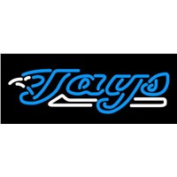 Business Custom NEON SIGN board For Baseball Toronto Blue Jays REAL GLASS Tube BEER BAR PUB Club Shop Light Signs 15*9&quot;