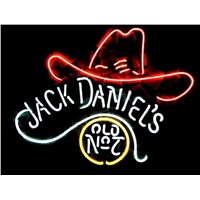 Business Custom NEON SIGN board For Jack Daniel&amp;amp;#39;s with no. 7 old whiskey logo Tube BEER BAR PUB Club Shop Light Signs 16*15&amp;amp;quot;