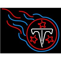 Business Custom NEON SIGN board For Football LED Tennessee Titans REAL GLASS Tube BEER BAR PUB Club Shop Light Signs 15*11&quot;