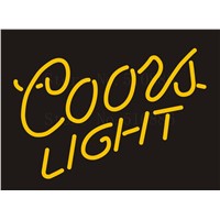 NEON SIGN For Coors Light Coois Beer Wine Real GLASS Tube BAR PUB Disco Signboard Display Decorate Store Shop Light Signs 17*14&amp;amp;quot;
