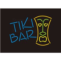 Custom NEON Sign Board Tiki Bar Glass Tube Beer Bar Club Pub Party Display Store Shop Light Signboard Signage Signs 17*14&amp;amp;quot;
