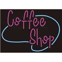 New Custom Signage NEON SIGNS Coffee Shop Beer Wine Real GLASS Tube BAR PUB Signboard Display Decoration Store Light Sign 17*14&quot;