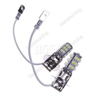 10pcs/lot Auto H3 25 SMD 3528 LED Xenon-White Car Fog Light Bulbs Lamp(CA107)