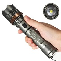 CREE XML T6 8000 Lumens 3 Modes LED Flashlight Zoomable Strong Light Tactical Torch Aluminium alloy Lamp Lantern Hunting 18650