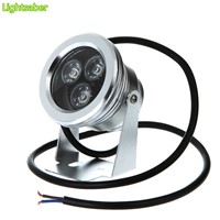 Underwater Light 12V 3x3W 9W LED Waterproof IP68 Submersible led lights for Outdoor led sous-marine Submersible Landscape Lights