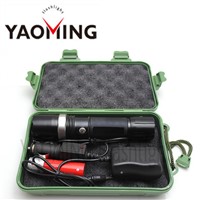Gift Box CREE XM-L Q5 Zoomable Led Flashlight Rechargeable Led Torch Tactical Lamp Lantern Police Flashlight With18650 &amp;amp;amp; Charger