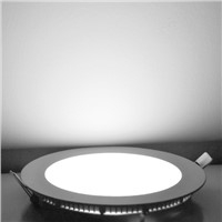 Ultrathin LED Panel light 3W 6W 9W 12W 15W 18W Recessed Downlight AC85-260V LED Ceiling Chandelier Lamp with LED Driver