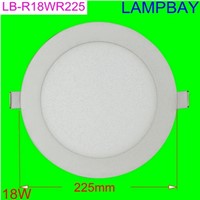 LED panel light 18W round 8&amp;amp;#39;&amp;amp;#39; 225mm cut out 200mm slim downlight  with driver high lumens two years warranty