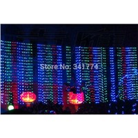 8*4m 1024 leds Christmas LED Landscape Lighting String Curtain Background Garden Wedding Holiday Bar luminaria outdoor lighting