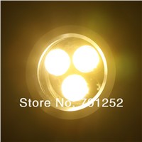 10pcs 3W 12V  IP65 300LM White / Warm Piscina LED Underwater Pool Light Lamp Fountain Spotlight