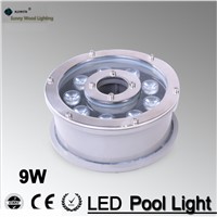 led pool light  , IP68 LED fountain light Led underwater light 9W 12V AC ,outdoor garden landscape lamp LPL-B-9W-12V