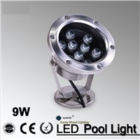 9W underwater lights High power Led pool light   , IP68 LED fountain light 12V AC ,led landscape light for outdoor LPL-A-9W-12V
