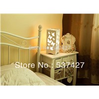 Bedroom Use LED Table Light with 3W LED Bulb Butterfly Flower Decoration AC220V Voltage Input Bedside Lamp