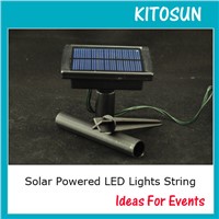 Factory Sale In Stock 2pcs/Lot 100 LED Solar Fairy Lights Solar Powered Landscaping Battery Light String use for Easterdecor