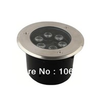 AC85-265v or DC12v 6W RGB floor underground lamp light led