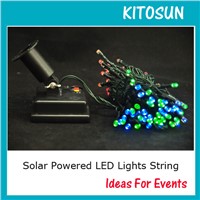 KITOSUN warm white color LED Solar Fairy Lights Outdoor Garden String Light For Landscape Decorations