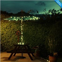 Warm white Color 2pcs/Lot 100 LED Solar Fairy Lights Party Decorations Garden Lights