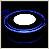 LED Panel Light with blue Light 20W 1880lm Round Acrylic  Bright LED Recessed Panel Down Light Warm White / Cool White 2PCS/LOT