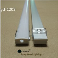 10set/lot 12mm strip  led aluminium profile for led bar light, led  aluminum channel,  aluminum housing Sunny Wood YD-1205-F