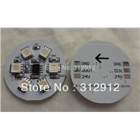 56mm diameter UCS1903led pixel module,injection type,1.44W,6pcs leds inside,DC24V input;IP68;transparent cover