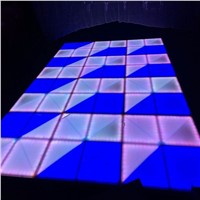 16 square meters RGB colorful led wedding floor dance panels with Ray effect bright led dance floor light for disco night club