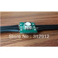 Black DC12V WS2811 led 5050 SMD pixel node;100pcs a string;black wires;5cm wire spacing