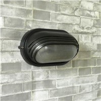 Aluminum Outdoor Wall Lamp Waterproof moisture-proof lamp contracted garden White Black Aluminum Porch Frosted Glass Wall light