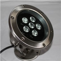 6W Modern Multi-Colors LED Fountain Underwater lamp High Power Stainless Steel Swimming Pool LED floodlight