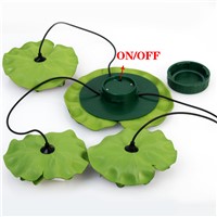Waterproof Solar Power Lotus Floating RGB Colors Light LED Pool Flower Night View Lamp Decoration For Garden Ourdoor Light