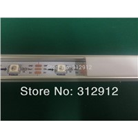1m DC5V WS2812B LED rigid bar,32pixels/m;with milky cover