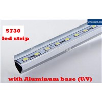 5pcs/lot 50cm 5730chip LED Bar 12V Hard Rigid Strip Bar Light 36leds+Aluminium Alloy Shell Housing Tiras Strip light For Cabinet