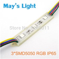 Rectangle SMD5050 RGB Waterproof LED Module Light with 3-year Warranty