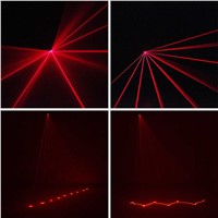 AUCD IR Remote PRO Mini 8 CH DMX 512 200mW Red Laser Stage Lighting Scanner DJ Party Show Projector Equipment Lights DM-R200