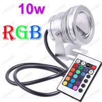 10W LED RGB Flash Fountain Pool Pond Light Underwater Fish Tank Lamp IP68 12V