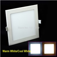 LED Downlight  25W Square Ultrathin SMD 2835 Power Driver Ceiling Panel Lights Cool Warm White