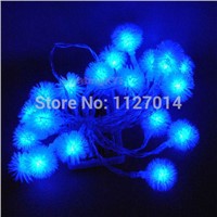 2m 20 Bulbs battery operated LED Cotton ball strings luminaria decoration lighting lamps Christmas holiday indoor night lights