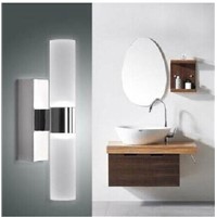 LED bathroom stainless steel mirror headlights  bedroom Washing room light  wall lamp make up light  10W 12W 20W for optional