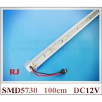 SMD 5730 LED light bar LED rigid strip hard strip DC12V 100cm SMD5730 60led 12W cold white / warm white V shape