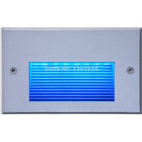 High Quality 6pcs/lot AC85-265V 3W IP65 Outdoor LED Wall Light ,Recessed step Light ,LED Corner Light floor LED