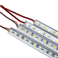 4PCS LED Bar Light 5050 36LED/0.5M SMD Cabinet LED Rigid Strip DC 12V Showcase Hard LED Strip