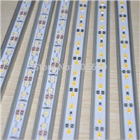 100meters 18W 72PCS DC12V/24V Led  Rigid Light SMD 5630 LED Hard Rigid LED Strip Bar Light with U Aluminium shell +pc cover