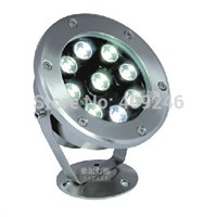 Bright 9X1W LED underwater flood light IP68 Waterproof light LED outdoor Pool Pond lamp light DC12V 24V OR AC85-265V