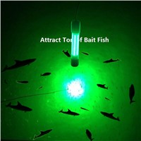 12V LED Green Underwater Fishing Light Lamp 8W Fishing Boat Light Night Fishing Lure Lights for Attcating Fish