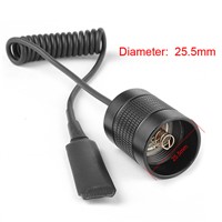 SecurityIng hot 25.5mm Diameter Remote Pressure Switch For C1 LED Flashlight Torch