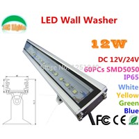 12W SMD5050 Single color LED Wall Washer DC12V/24V Outdoor Spotlights led Floodlight IP65 Waterproof Buildings Projector Light